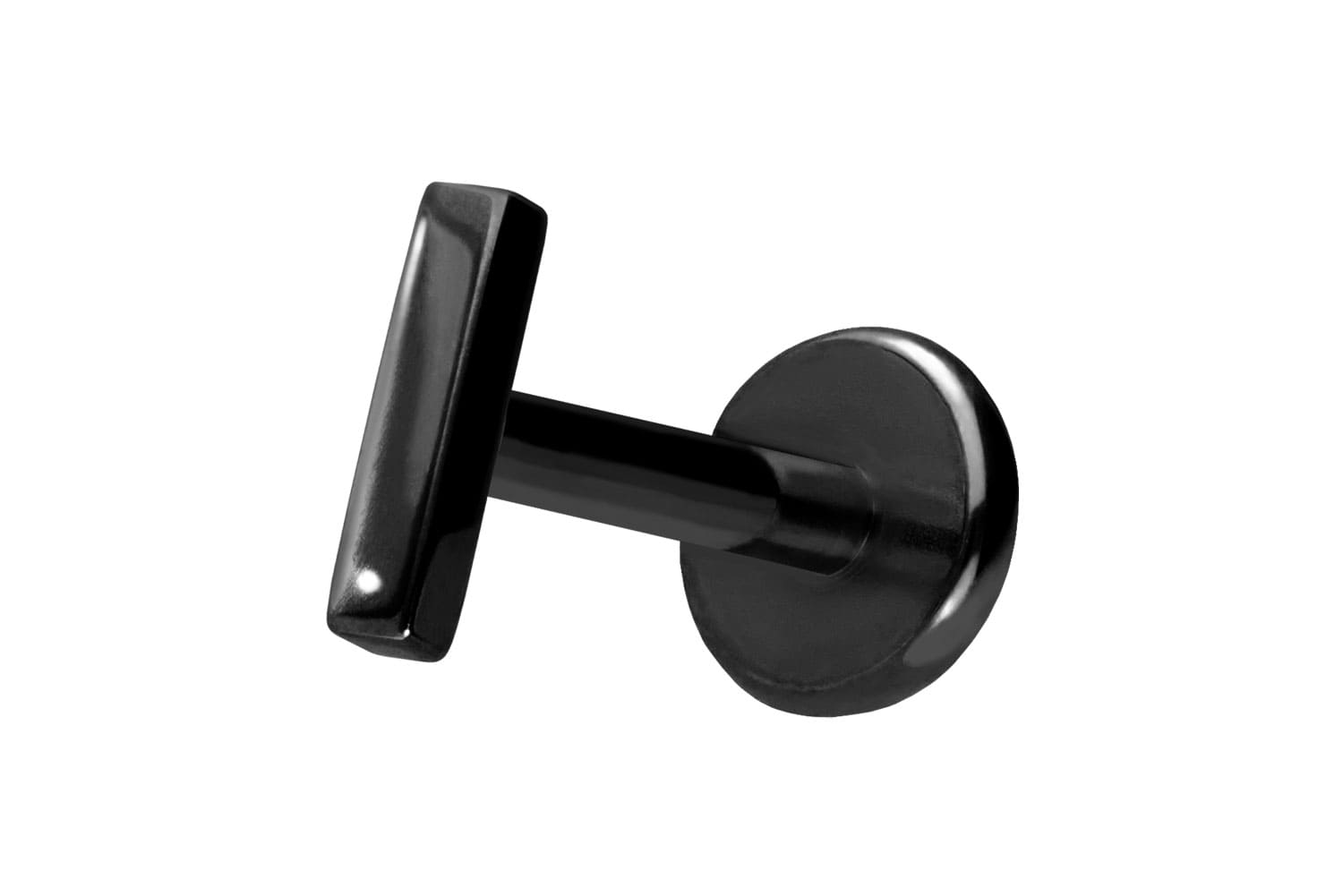 Titan Labret Piercing mit Push Fit BALKEN